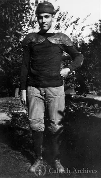 Olin L. Armstrong, a member of the Throop football squad of 1915
