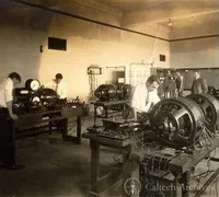 Students running a test in the Electrical Testing Laboratory