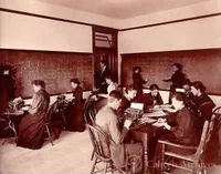 Stenographic Class Room, East Hall, Throop Polytechnic Institute