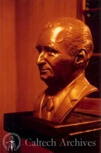 Life-sized bronze bust of Theodore von Karman