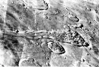 Mosaic of a high plateau area south of the Martian equator