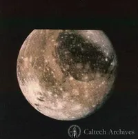 Composite of Ganymede, the largest Galilean satellite