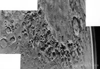 Oblique view of Mars across Argyre Planitia