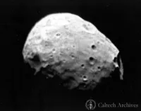 First Viking 1 picture of Phobos