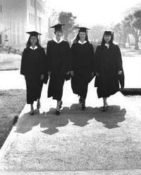 First four women to receive undergraduate degrees from Caltech
