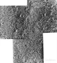 X marks the spot selected as the landing site for Viking 2 at the eastern end of Utopia Planitia