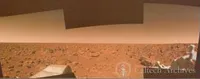 Martian horizon as seen by Viking 2