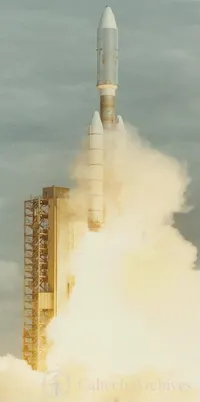 Titan/Centaur rocket blasting off