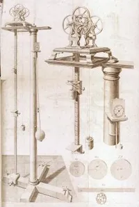 George Atwood - Atwood’s Machine from A treatise on the Rectilinear Motion and Rotation of Bodies (Cambridge, 1784)