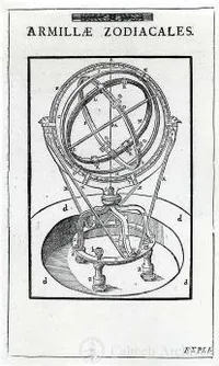 Zodiacal armillary instrument, from Tycho Brahe, Astronomiae Instauratae Mechanica