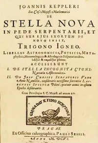 Kepler - Title page from De stella nova
