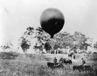 T. S. C. Lowe’s ballon design used for observations for the Union armies during the Civil War