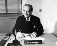 Theodore von Karman at his desk