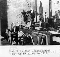 Cavendish Lab: the first Mass Spectrograph set up by Aston in 1919