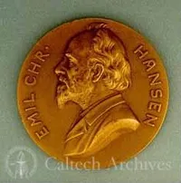 Emil Chr. Hansen medal awarded to George Beadle in 1953 (A)