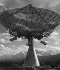 90-foot radio telescope
