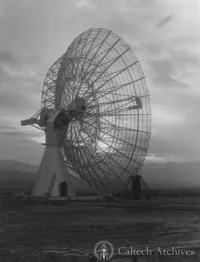 90-foot radio telescope