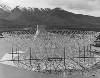 130-foot radio telescope dish