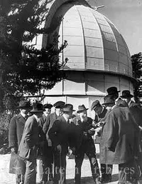 100-inch dome with group of unidentified men