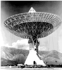 130-foot radio telescope at Owens Valley
