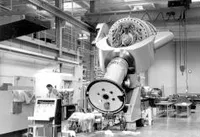 60-inch telescope in assembly process