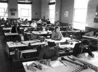 Women working at drafting tables